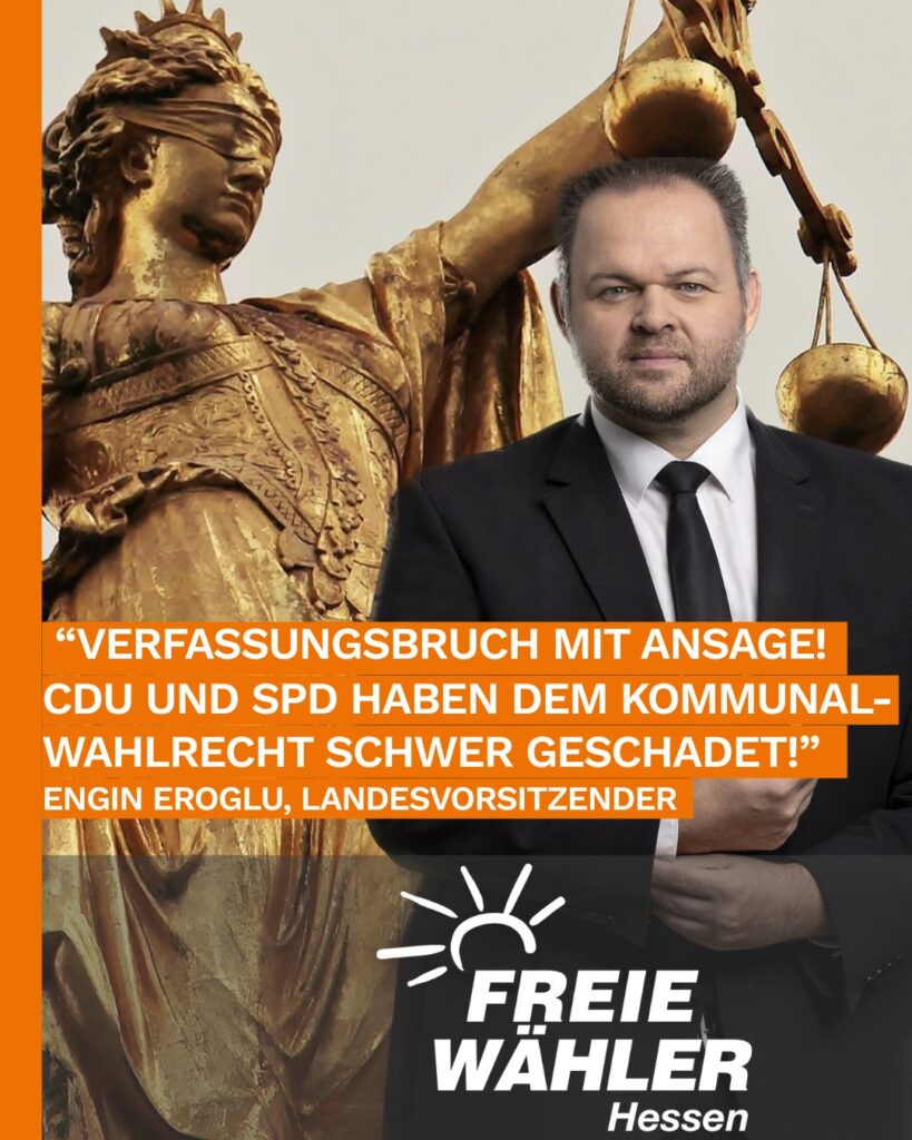 Verfassungsbruch mit Ansage – CDU und SPD haben dem Kommunalwahlrecht schweren Schaden zugefügt